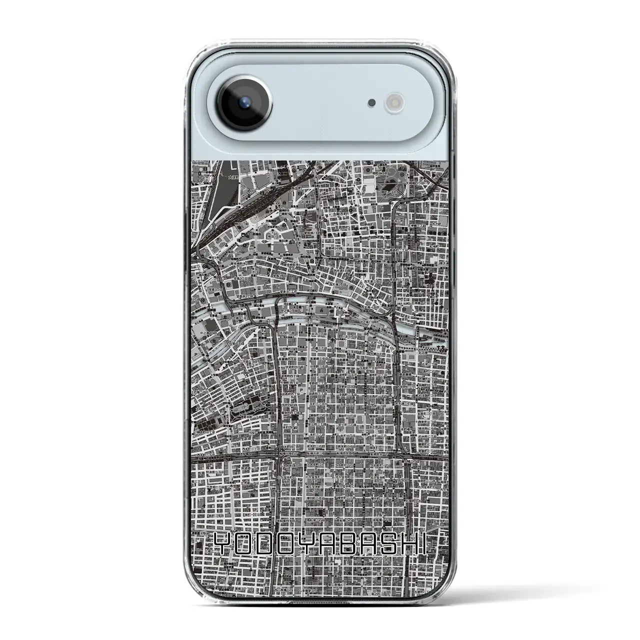 【淀屋橋（大阪府）】地図柄iPhoneケース（クリアタイプ）