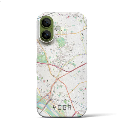 【用賀（東京都）】地図柄iPhoneケース（バックカバータイプ）