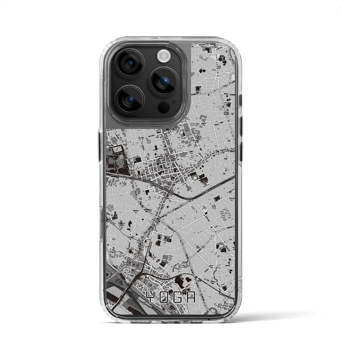 【用賀（東京都）】地図柄iPhoneケース（MagSafeタイプ）
