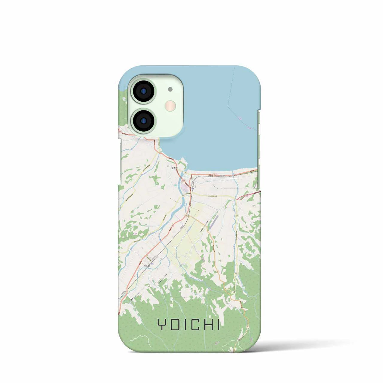 【余市（北海道）】地図柄iPhoneケース（バックカバータイプ）