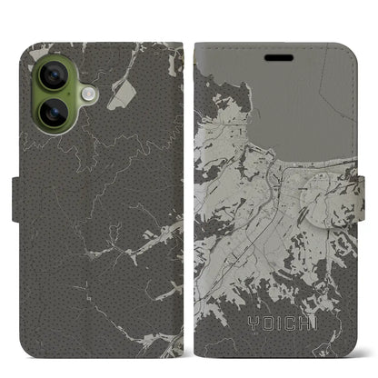 【余市（北海道）】地図柄iPhoneケース（手帳タイプ）