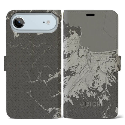 【余市（北海道）】地図柄iPhoneケース（手帳タイプ）