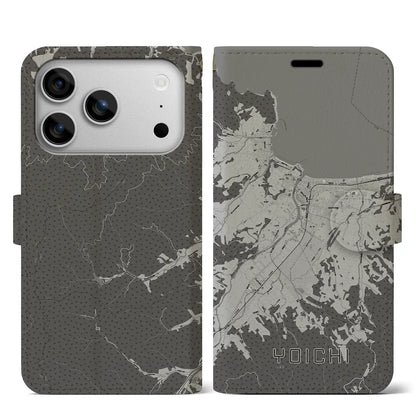 【余市（北海道）】地図柄iPhoneケース（手帳タイプ）