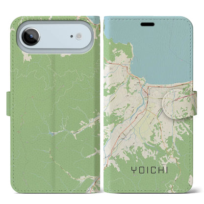 【余市（北海道）】地図柄iPhoneケース（手帳タイプ）