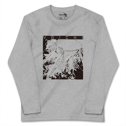 【余市（北海道）】地図柄ロングスリーブTシャツ