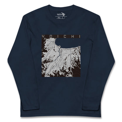 【余市（北海道）】地図柄ロングスリーブTシャツ