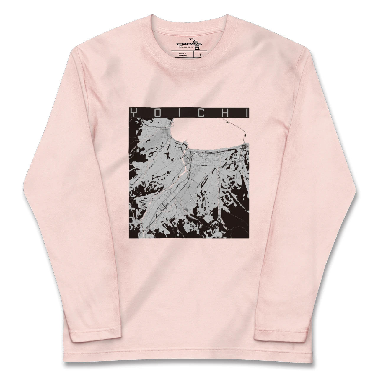 【余市（北海道）】地図柄ロングスリーブTシャツ