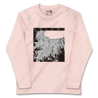 【余市（北海道）】地図柄ロングスリーブTシャツ