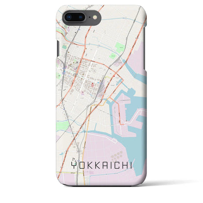 【四日市（三重県）】地図柄iPhoneケース（バックカバータイプ）