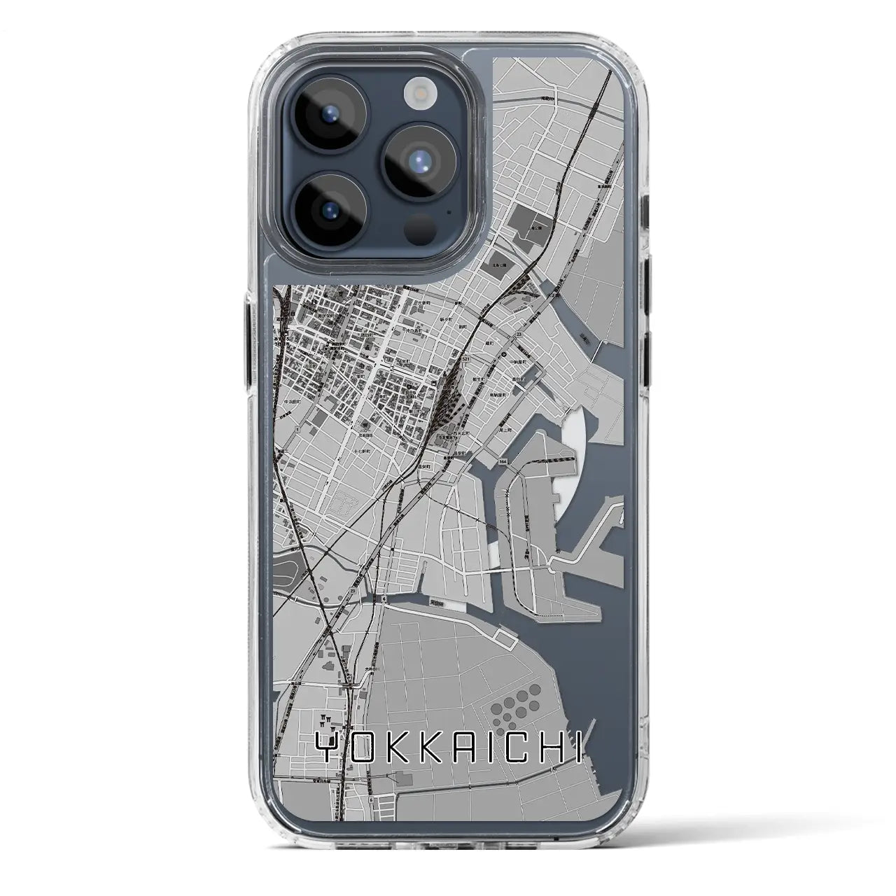 【四日市（三重県）】地図柄iPhoneケース（MagSafeタイプ）