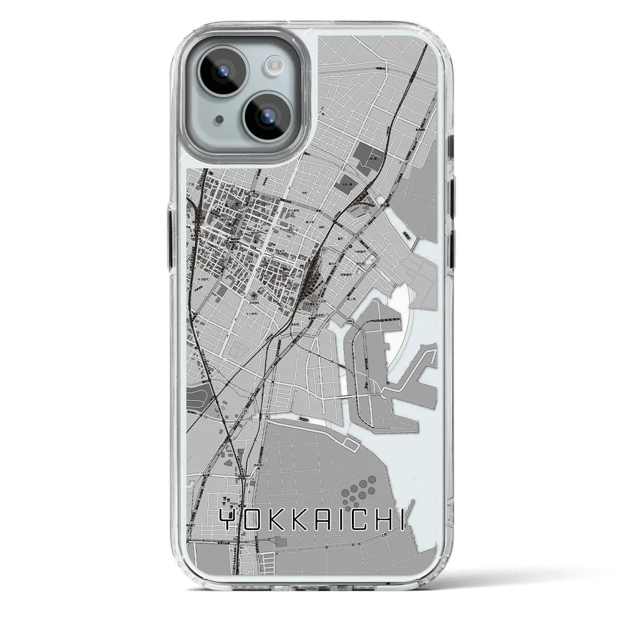 【四日市（三重県）】地図柄iPhoneケース（MagSafeタイプ）