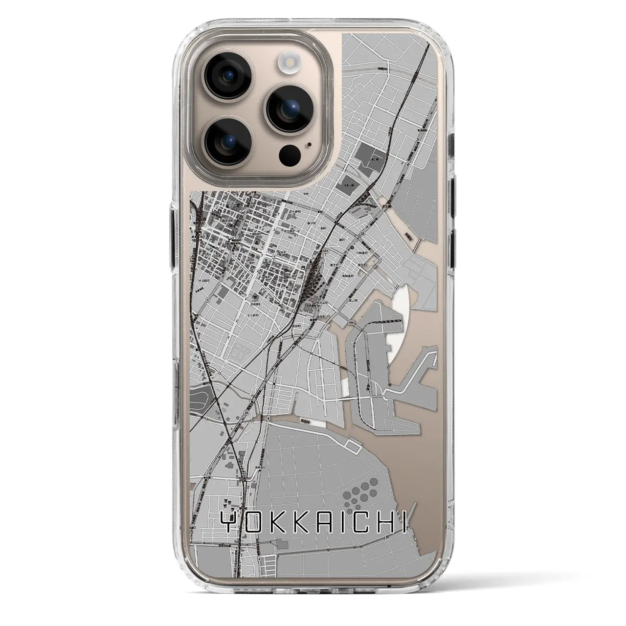 【四日市（三重県）】地図柄iPhoneケース（MagSafeタイプ）