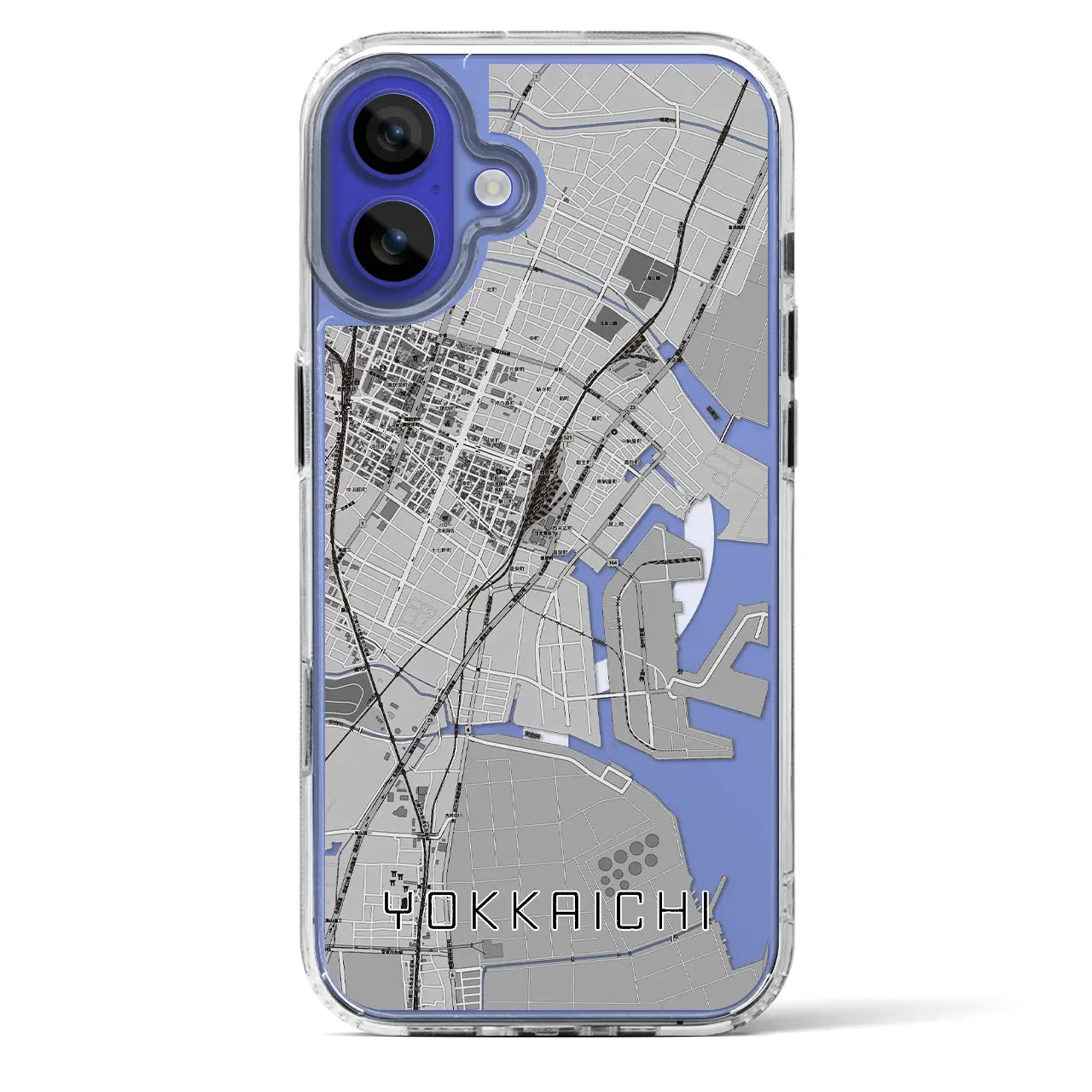 【四日市（三重県）】地図柄iPhoneケース（MagSafeタイプ）