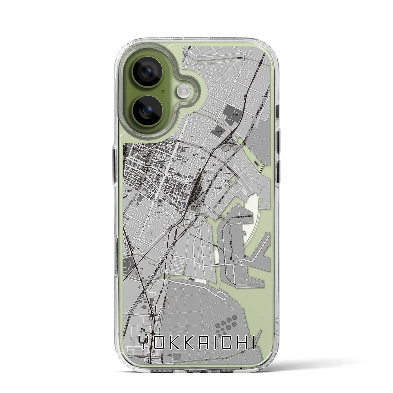 【四日市（三重県）】地図柄iPhoneケース（MagSafeタイプ）