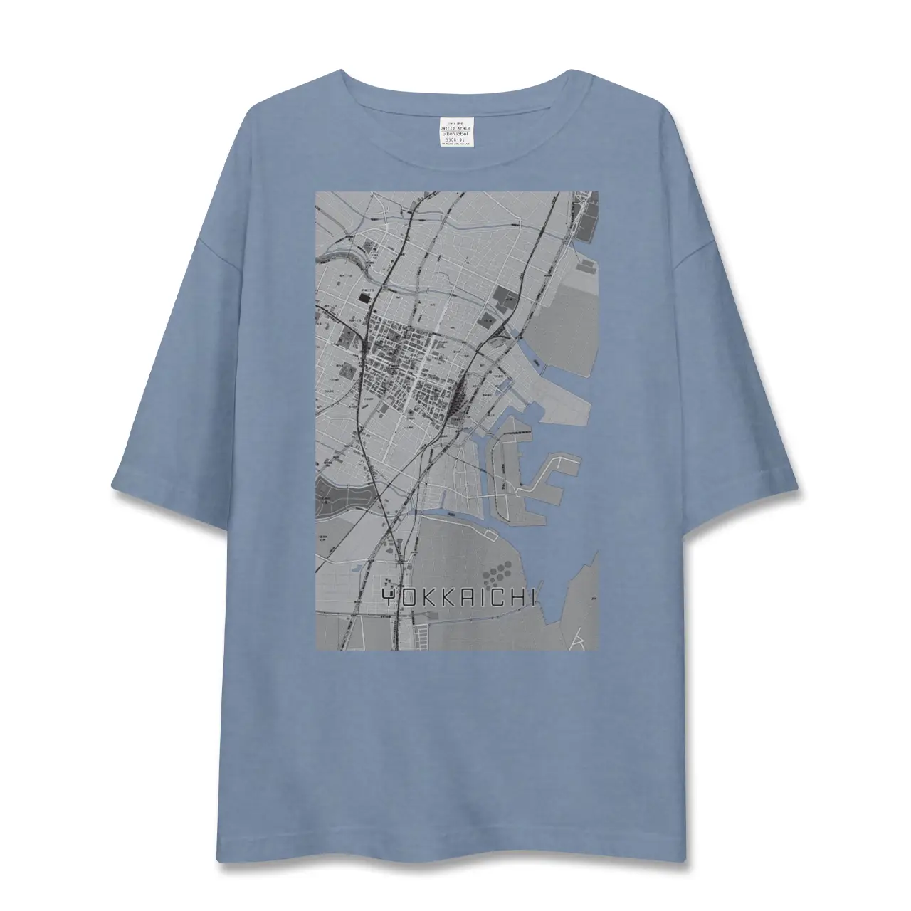 【四日市（三重県）】地図柄ビッグシルエットTシャツ