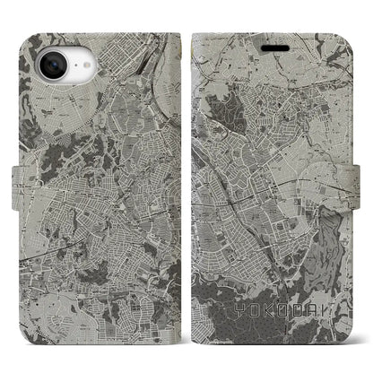 【洋光台（神奈川県）】地図柄iPhoneケース（手帳タイプ）