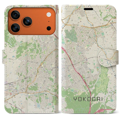 【洋光台（神奈川県）】地図柄iPhoneケース（手帳タイプ）