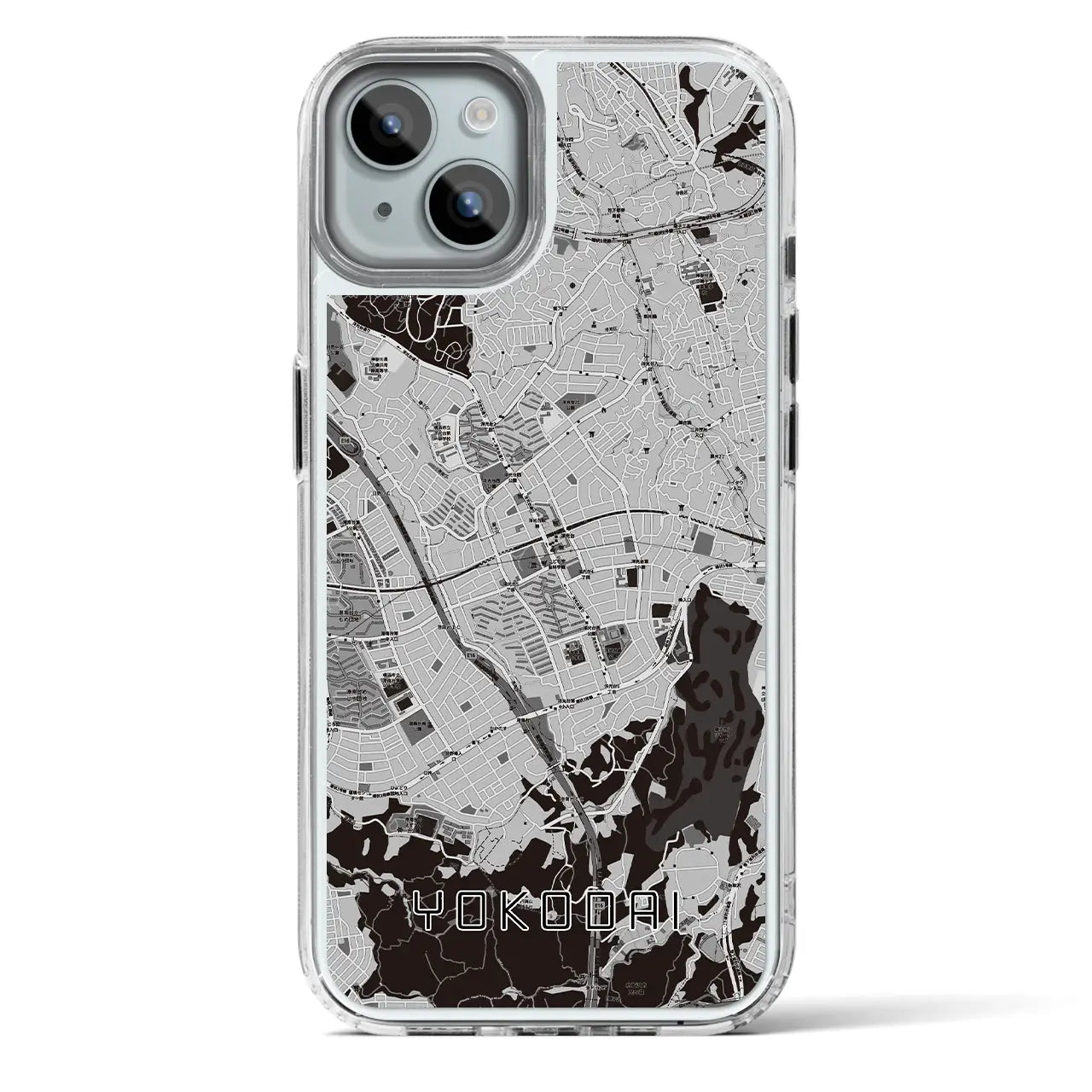 【洋光台（神奈川県）】地図柄iPhoneケース（MagSafeタイプ）
