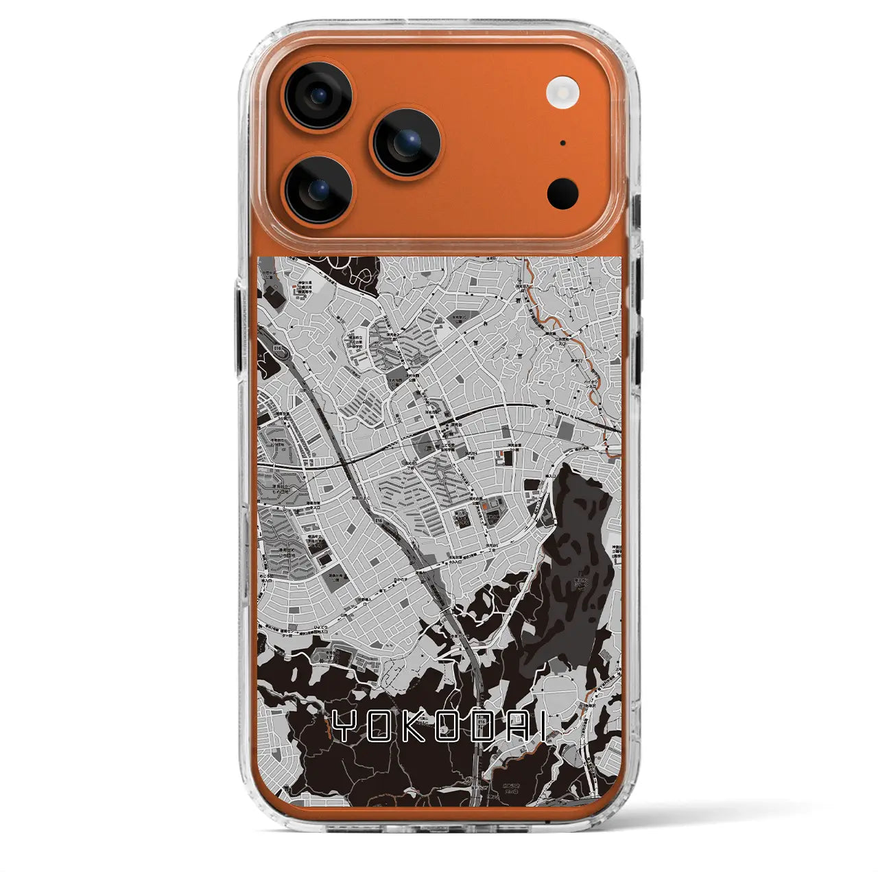 【洋光台（神奈川県）】地図柄iPhoneケース（MagSafeタイプ）