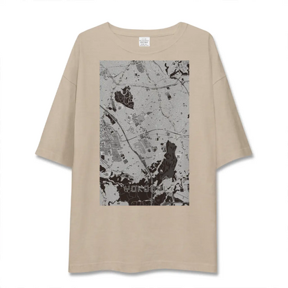 【洋光台（神奈川県）】地図柄ビッグシルエットTシャツ