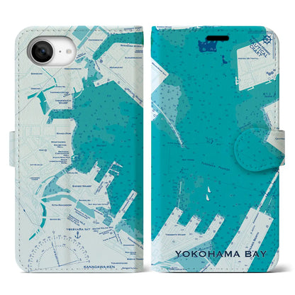 【横浜港（神奈川県）】海図iPhoneケース（手帳タイプ）
