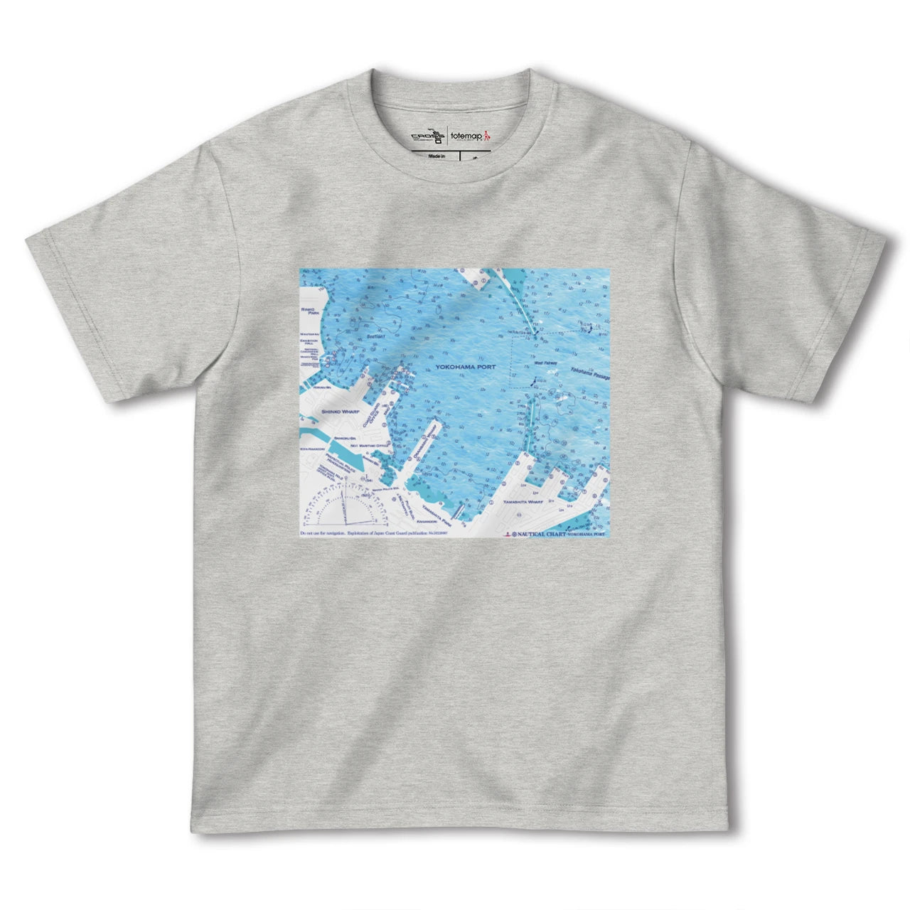 【横浜港（神奈川県）】海図Tシャツ