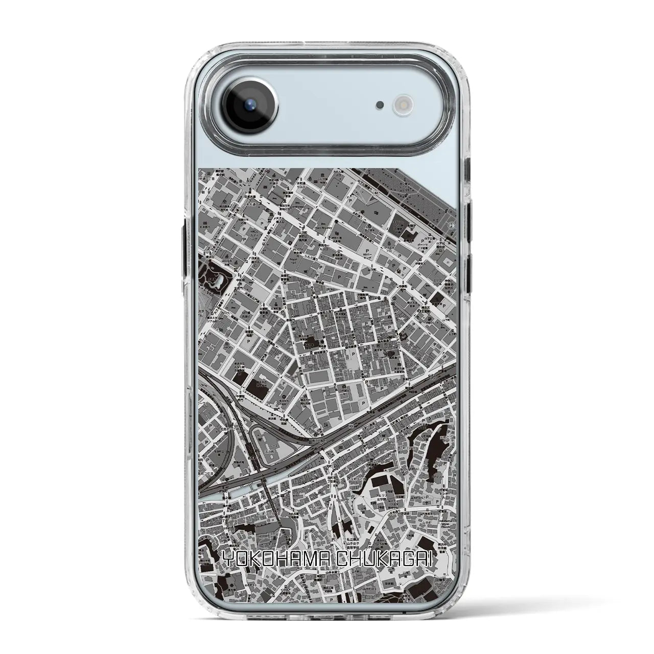 【横浜中華街（神奈川県）】地図柄iPhoneケース（MagSafeタイプ）