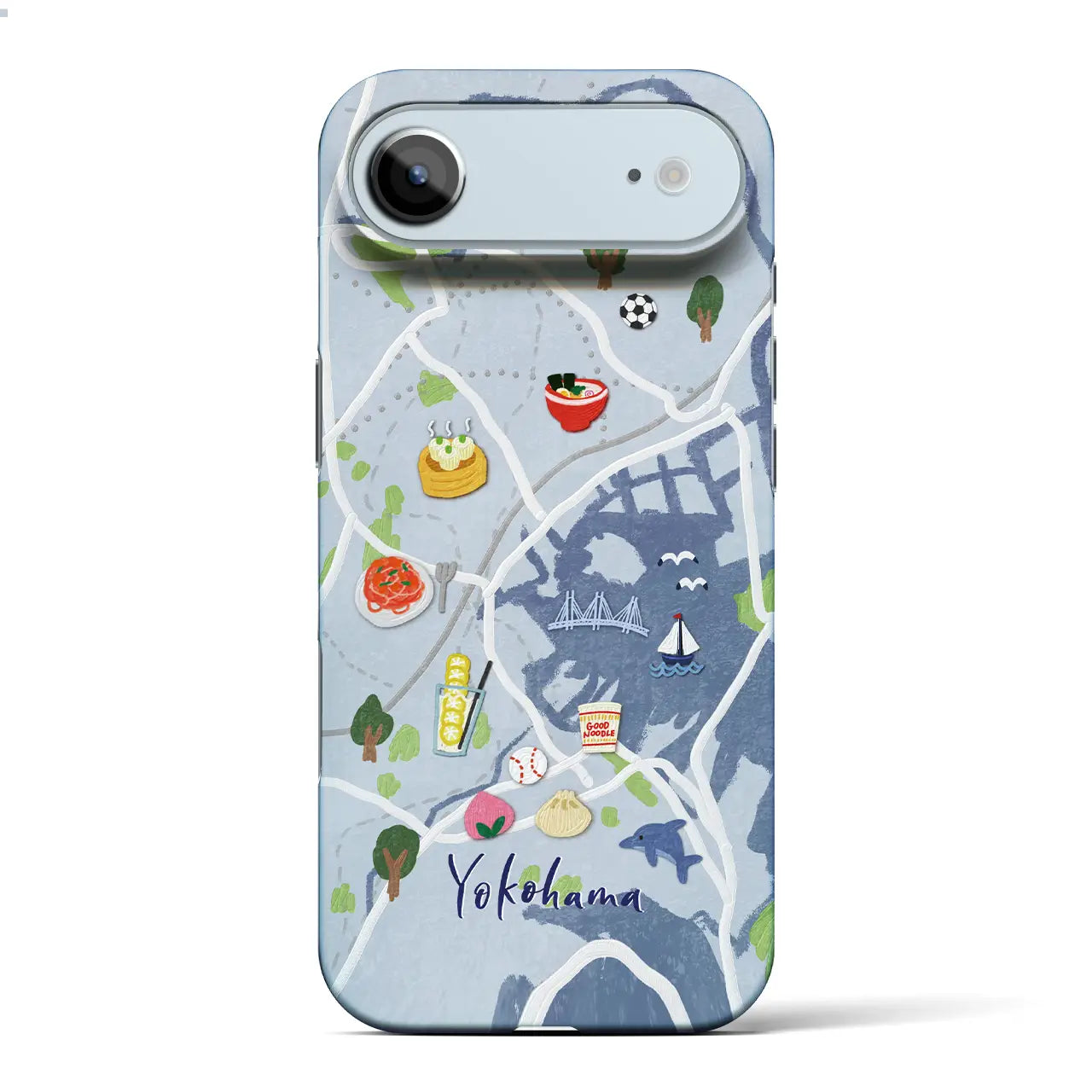 【横浜】Walk &amp; Eat iPhoneケース（バックカバータイプ）