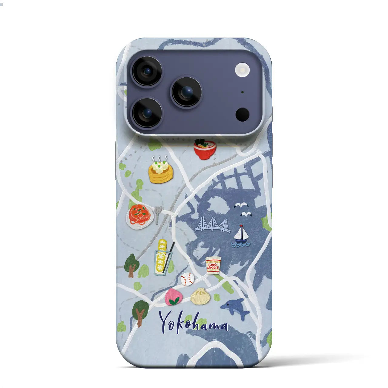 【横浜】Walk &amp; Eat iPhoneケース（バックカバータイプ）