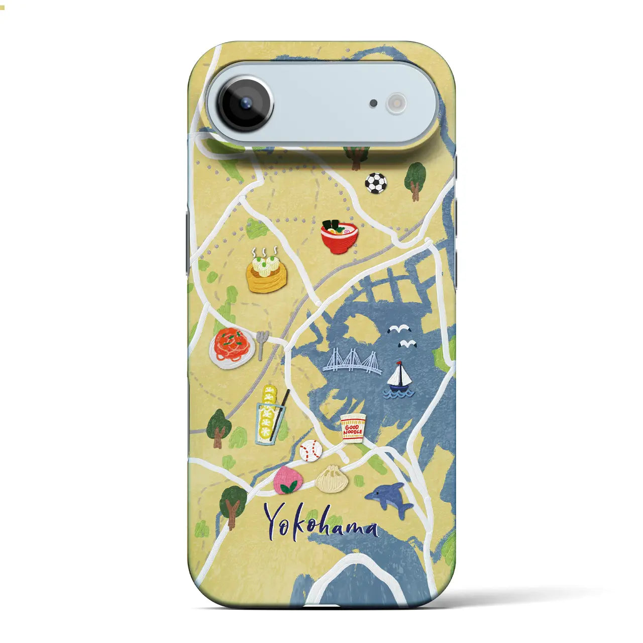 【横浜】Walk &amp; Eat iPhoneケース（バックカバータイプ）