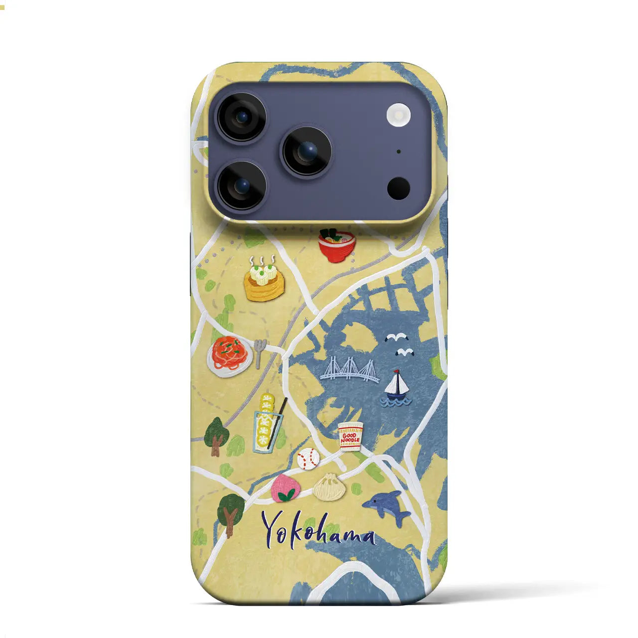 【横浜】Walk &amp; Eat iPhoneケース（バックカバータイプ）