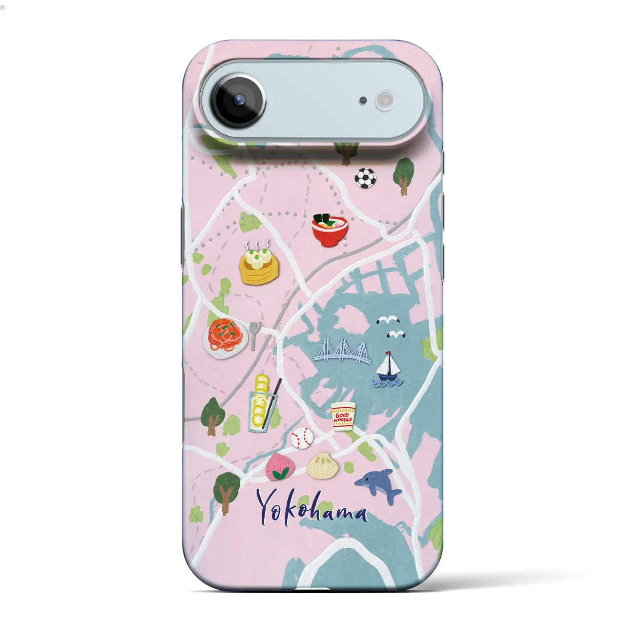 【横浜】Walk &amp; Eat iPhoneケース（バックカバータイプ）