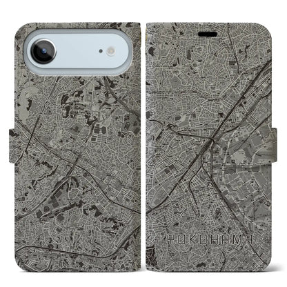 【横浜2（神奈川県）】地図柄iPhoneケース（手帳タイプ）