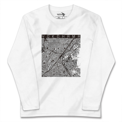 【横浜2（神奈川県）】地図柄ロングスリーブTシャツ