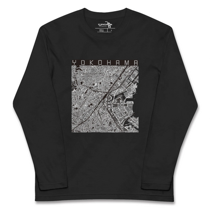 【横浜2（神奈川県）】地図柄ロングスリーブTシャツ