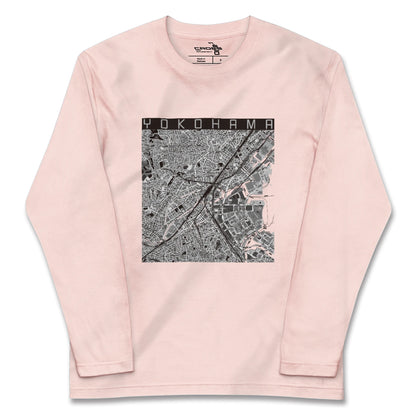 【横浜2（神奈川県）】地図柄ロングスリーブTシャツ
