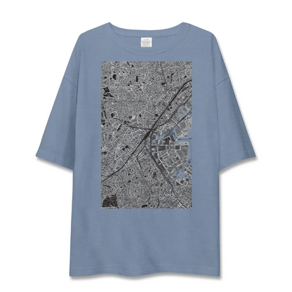 【横浜2（神奈川県）】地図柄ビッグシルエットTシャツ
