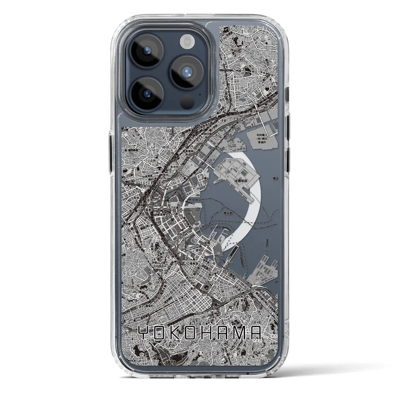 【横浜3（神奈川県）】地図柄iPhoneケース（MagSafeタイプ）