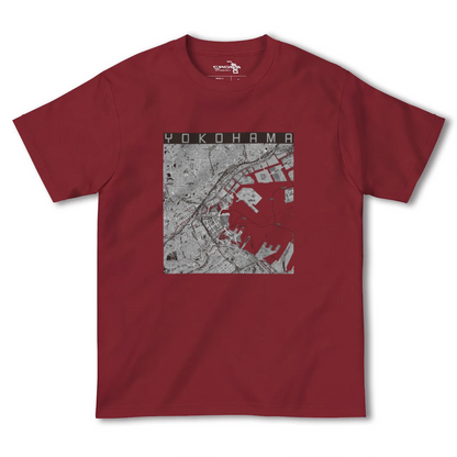 【横浜3（神奈川県）】地図柄ヘビーウェイトTシャツ