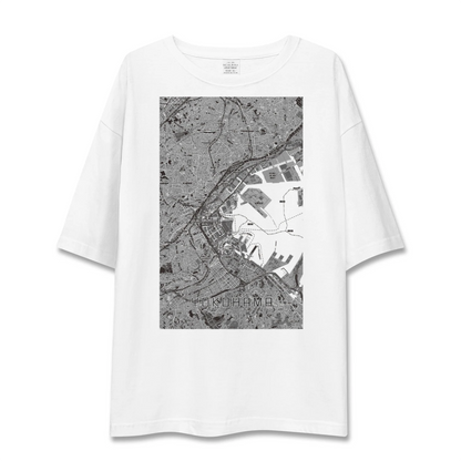【横浜3（神奈川県）】地図柄ビッグシルエットTシャツ