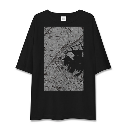 【横浜3（神奈川県）】地図柄ビッグシルエットTシャツ