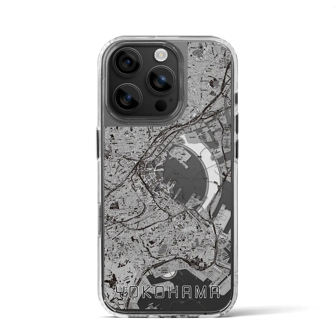 【横浜(神奈川県)】地図柄iPhoneケース(MagSafeタイプ)