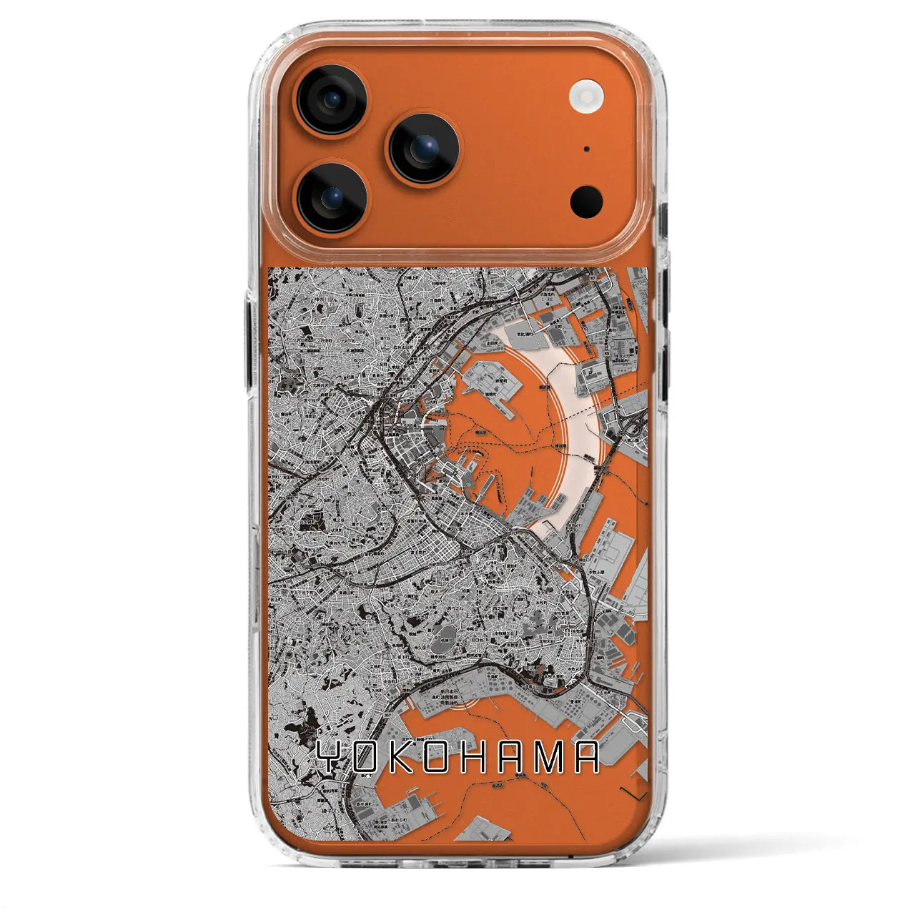 【横浜（神奈川県）】地図柄iPhoneケース（MagSafeタイプ）