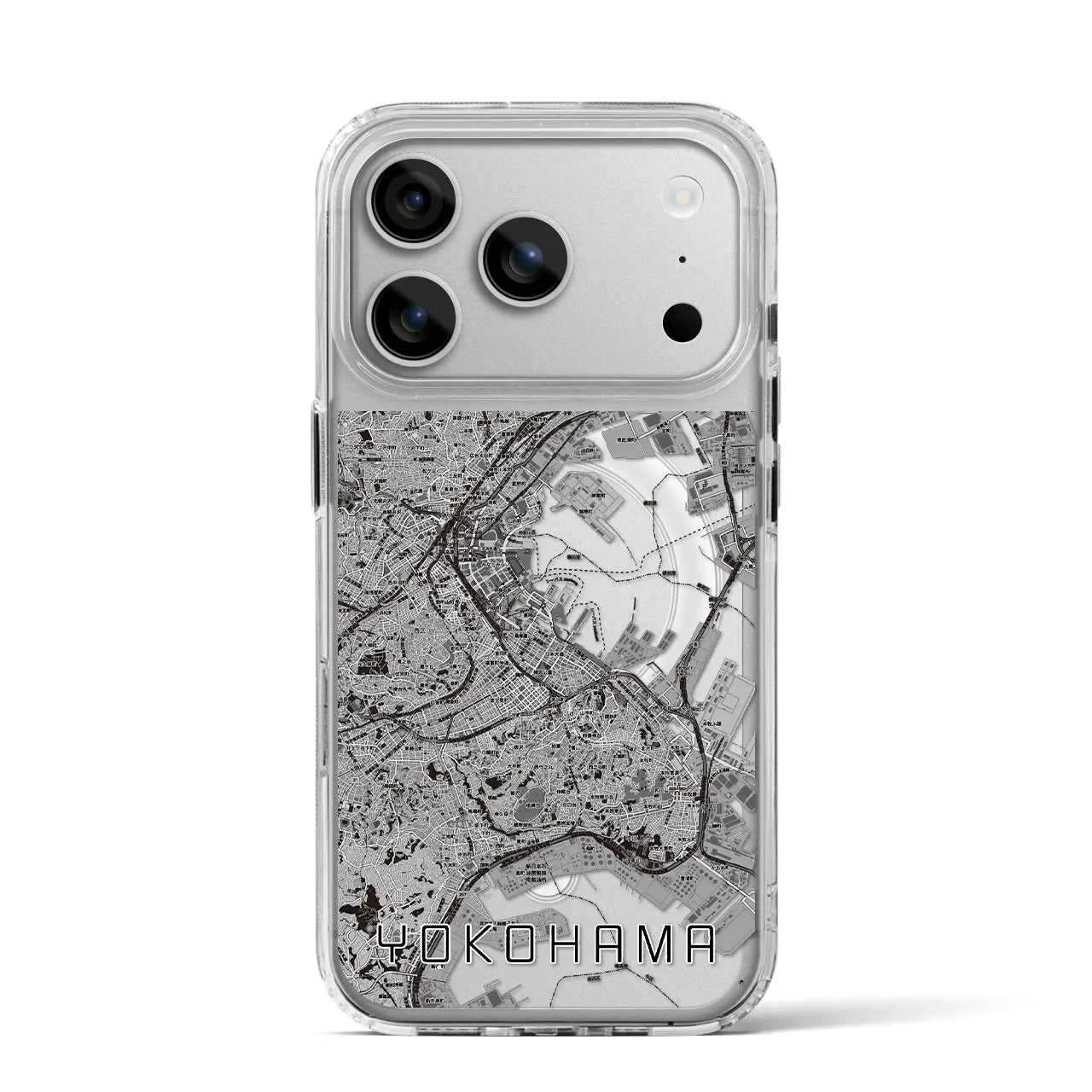 【横浜（神奈川県）】地図柄iPhoneケース（MagSafeタイプ）