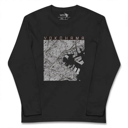 【横浜（神奈川県）】地図柄ロングスリーブTシャツ