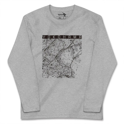 【横浜（神奈川県）】地図柄ロングスリーブTシャツ