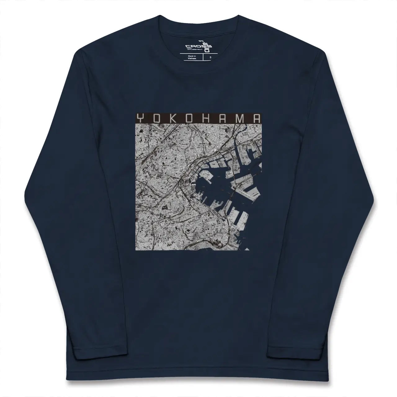 【横浜（神奈川県）】地図柄ロングスリーブTシャツ
