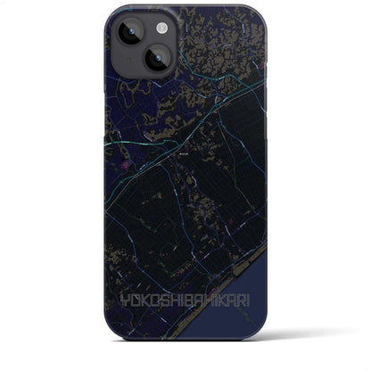 【横芝光（千葉県）】地図柄iPhoneケース（バックカバータイプ）