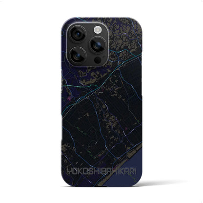 【横芝光（千葉県）】地図柄iPhoneケース（バックカバータイプ）