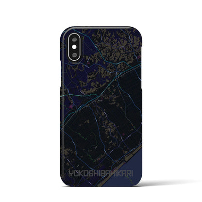 【横芝光（千葉県）】地図柄iPhoneケース（バックカバータイプ）